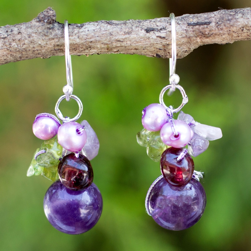 Dangling Stones Earrings