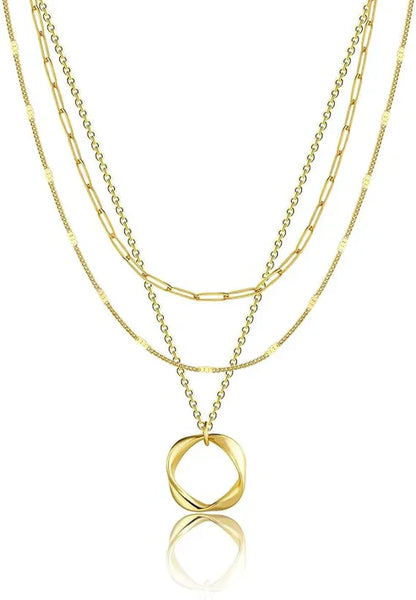 Carmen - Necklace With Gold Chain and Pendant