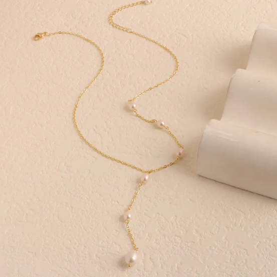 Freshwater Pearl Silver Necklace