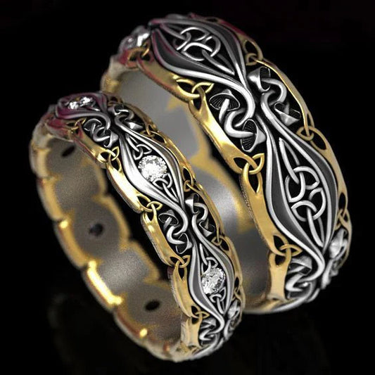Couple Gold & Silver Ring